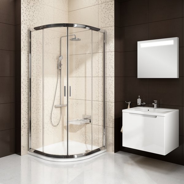 Душевая стойка с термостатическим смесителем и ручным душем RAVAK TE 091.00/150 X070058