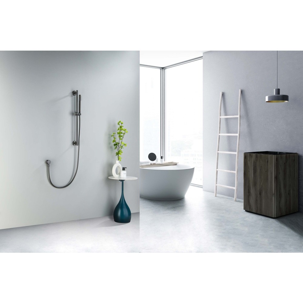 Душевой гарнитур Aquanet Европа 1jet 65 см оружейная сталь AQ2012BGM