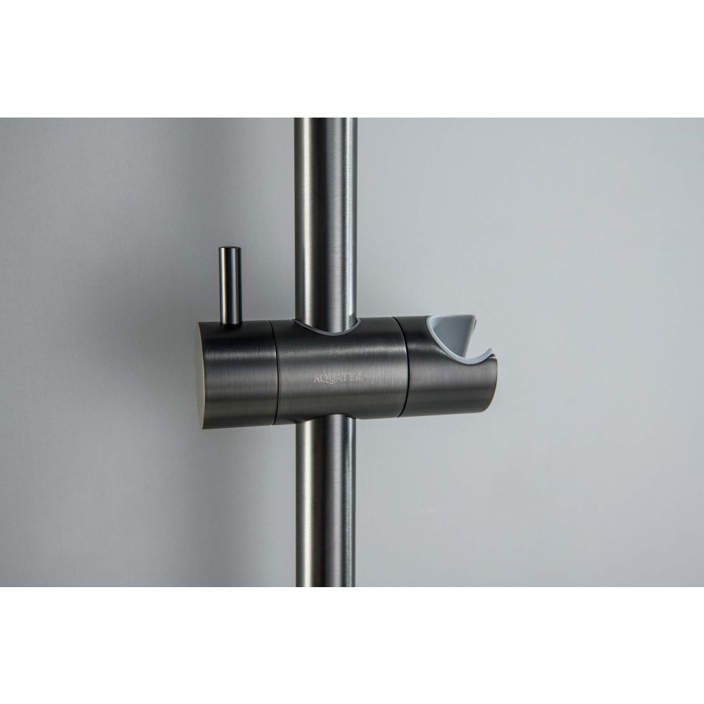 Душевой гарнитур Aquanet Европа 1jet 65 см оружейная сталь AQ2012BGM