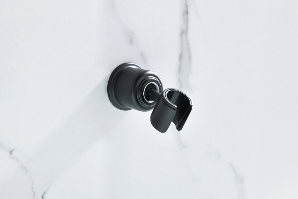 Держатель ручного душа Aquanet Классик матовый черный AQ2407MB