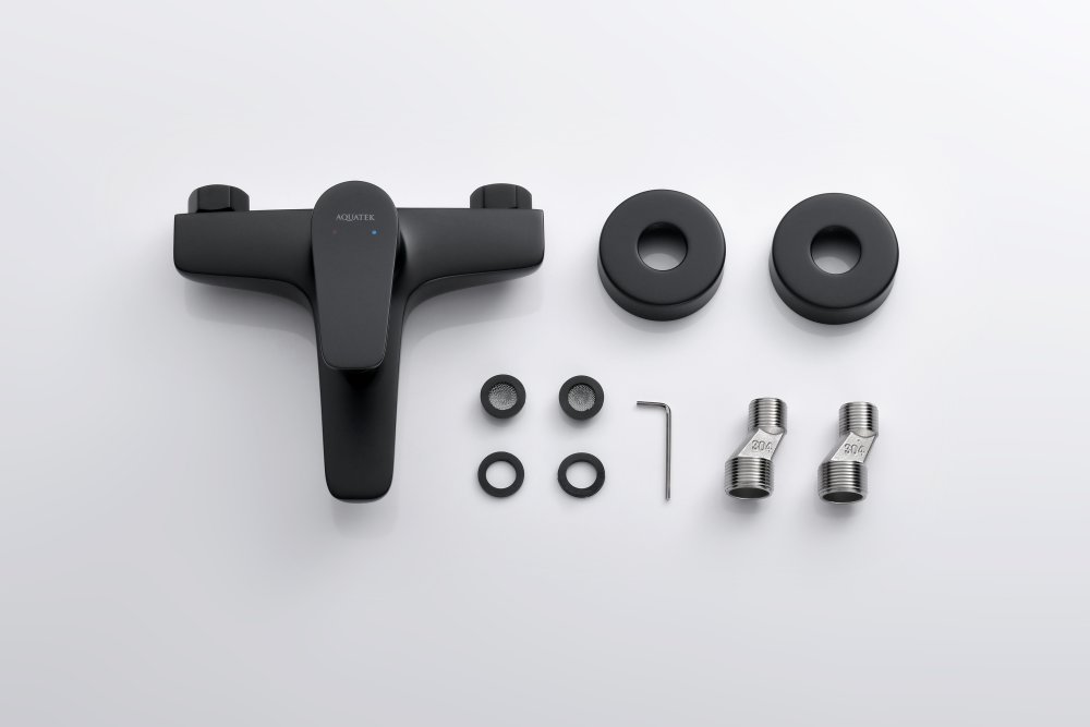 Смеситель для ванны AQUATEK БЕТТА матовый черный AQ1140MB