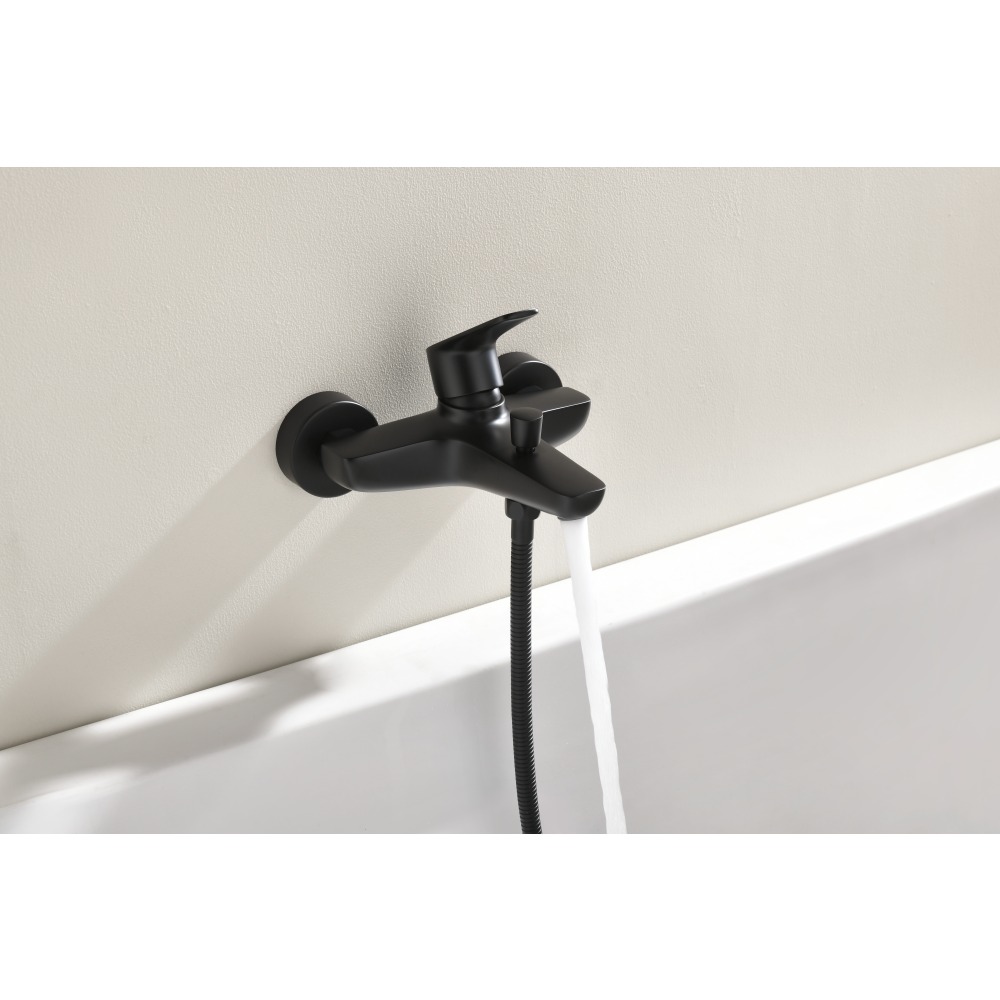 Смеситель для ванны AQUATEK БЕТТА матовый черный AQ1140MB