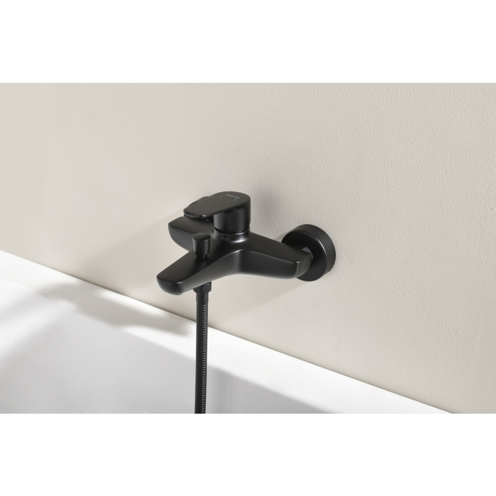 Смеситель для ванны AQUATEK БЕТТА матовый черный AQ1140MB