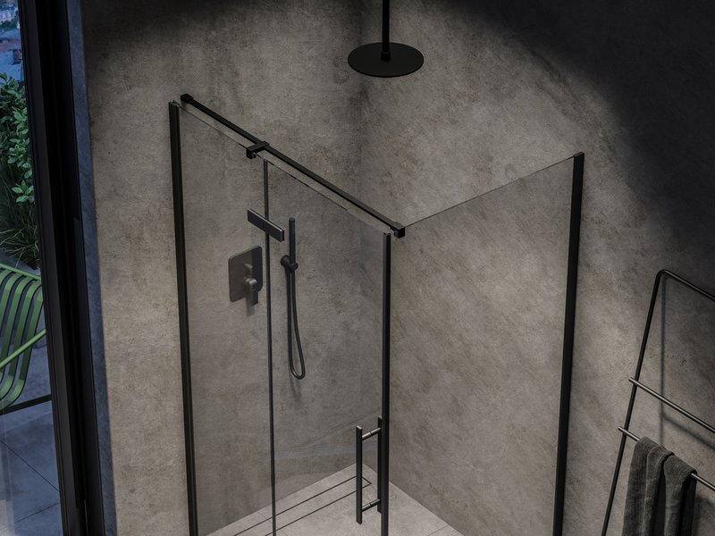 Неподвижная душевая стенка RAVAK Chrome COPS-90 хром Transparent X9VV70A00Z1