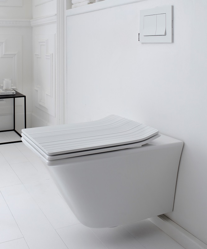 Сиденье для унитаза Jacob Delafon Grands Boulevards микролифт белое E23433-00-WMT