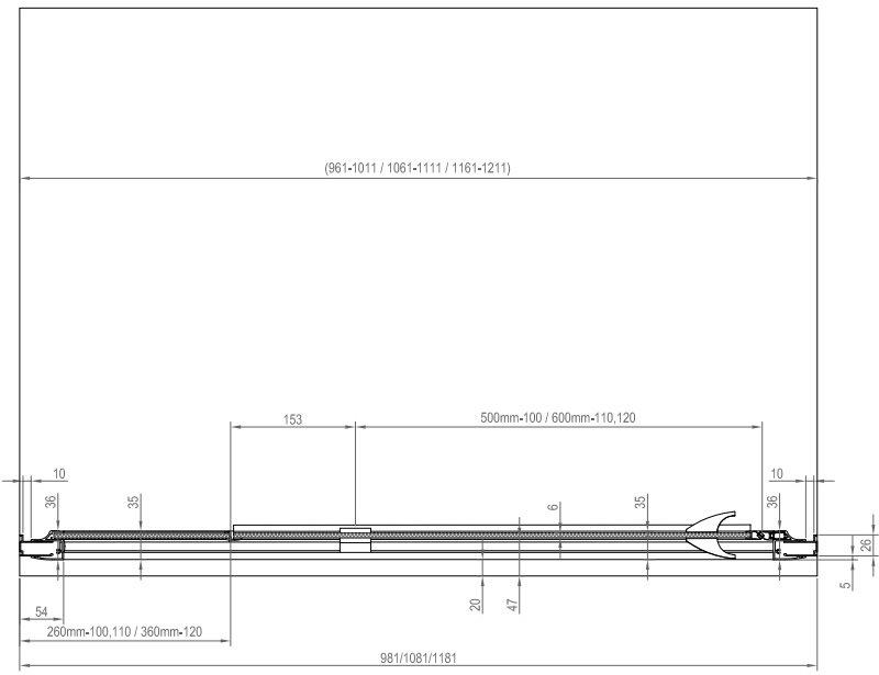 Душевая дверь двухэлементная Ravak Pivot PDOP2-120 профиль белый стекло транспарент 03GG0100Z1