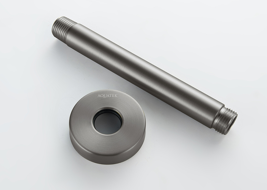 Держатель верхнего душа потолочный Aquanet 150 мм оружейная сталь AQ2171BGM