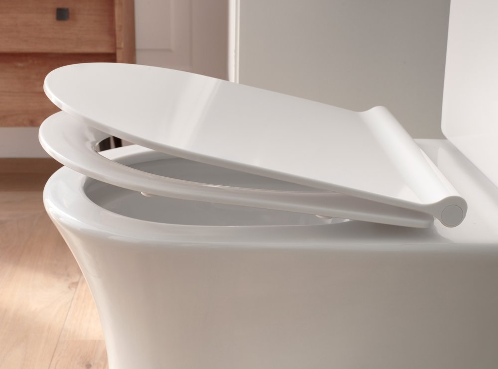 Сиденье для унитаза Jacob Delafon Aleo / Soprano тонкое с микролифтом E33127-0