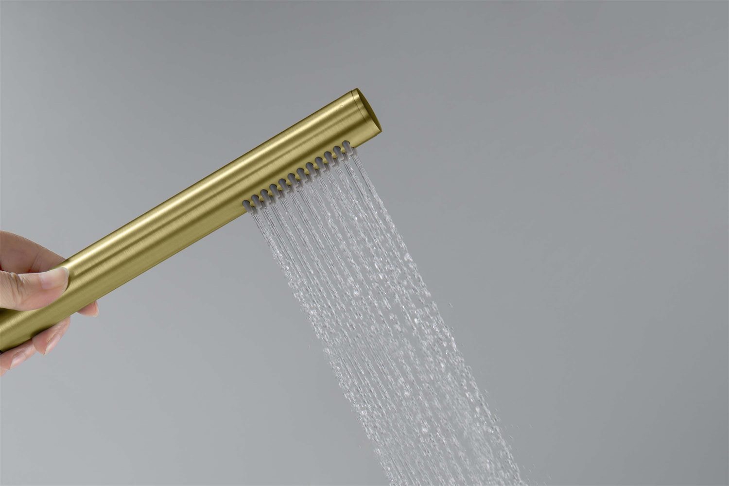 Ручной душ Aquatek Европа 1 режим шлифованное золото AQ2002BG