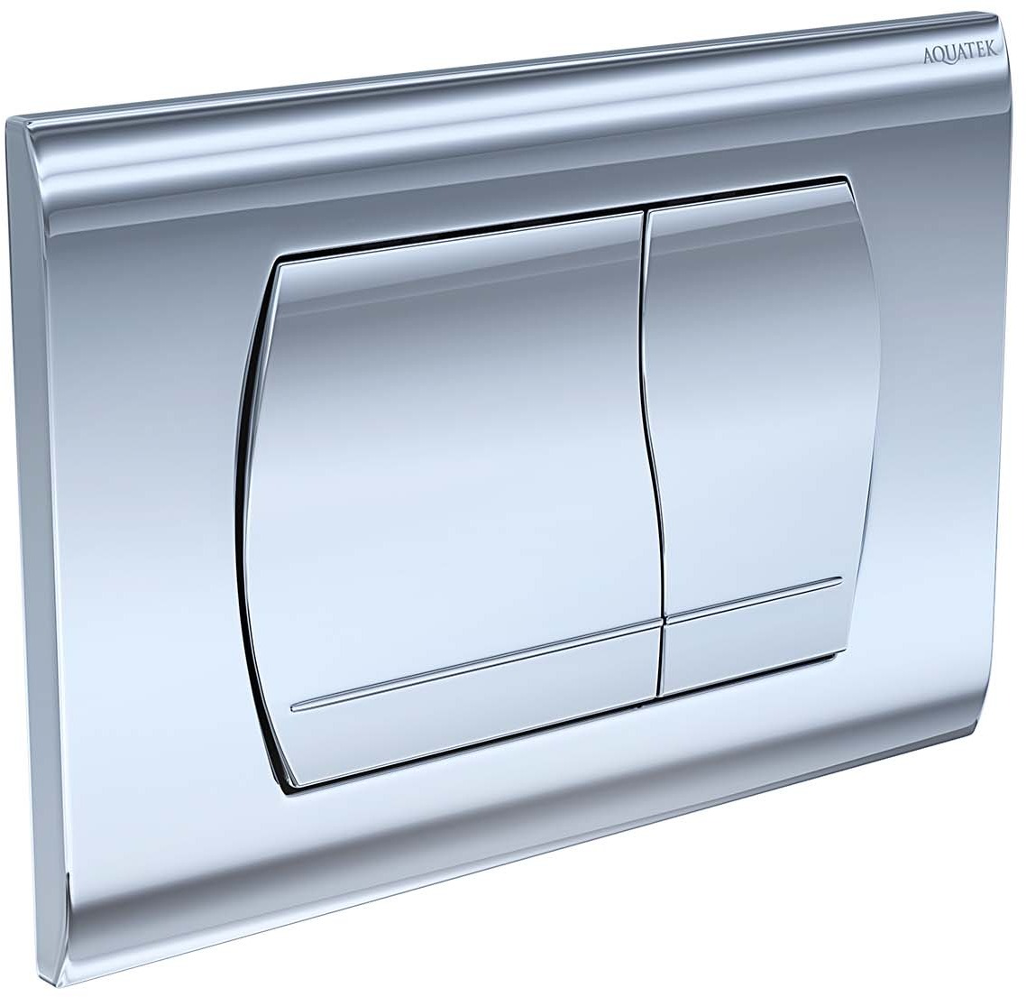 Панель смыва Kordi KDI-0000047 хром глянец прямоугольные кнопки KDI-0000047