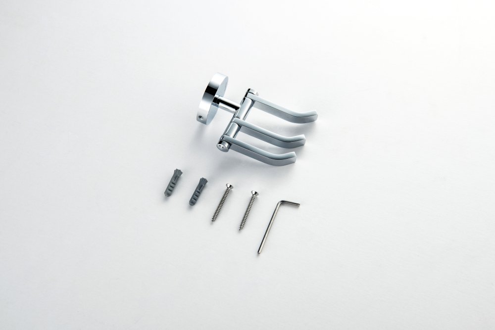 Крючок тройной Aquanet БЕТТА хром AQ4632CR