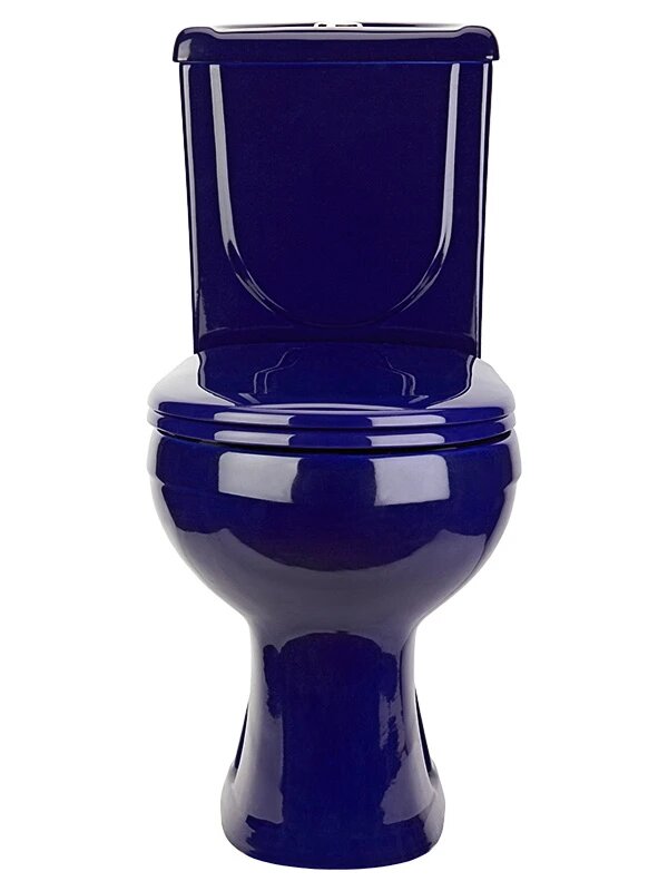 Унитаз-компакт Santeri Ирида Стандарт синий горизонтальный выпуск 40355110402