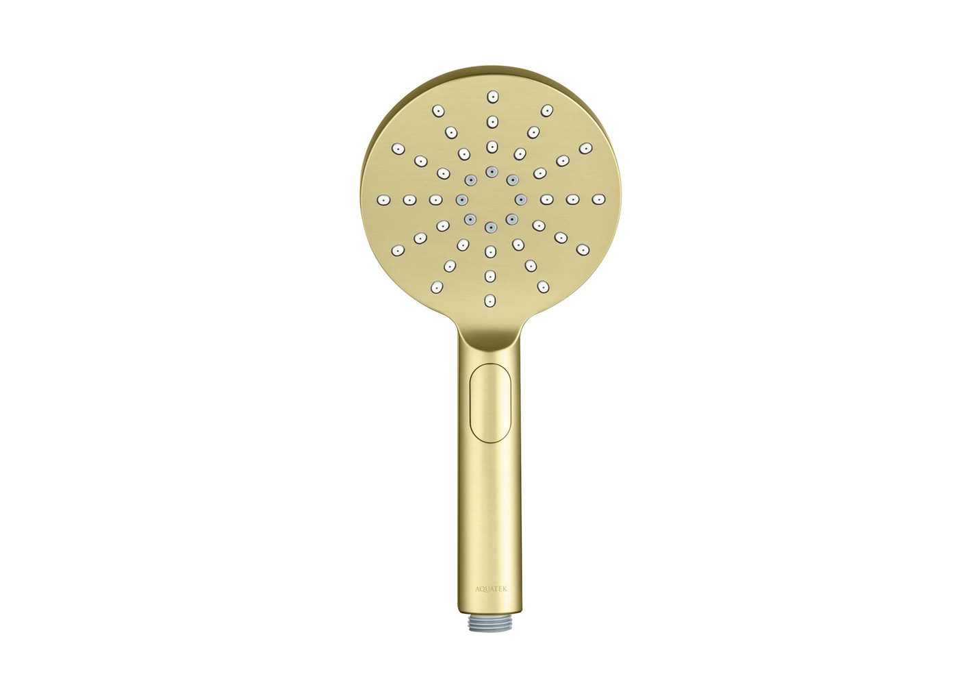 Ручной душ Aquanet Оберон Select 120 3jet шлифованное золото AQ2006BG