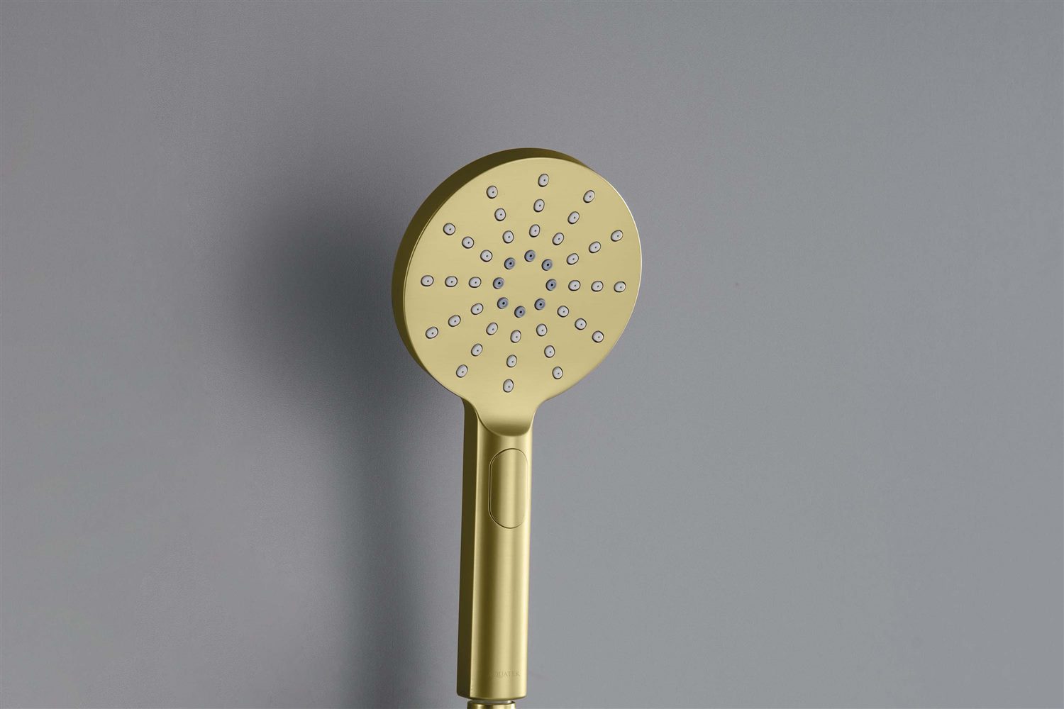 Ручной душ Aquanet Оберон Select 120 3jet шлифованное золото AQ2006BG