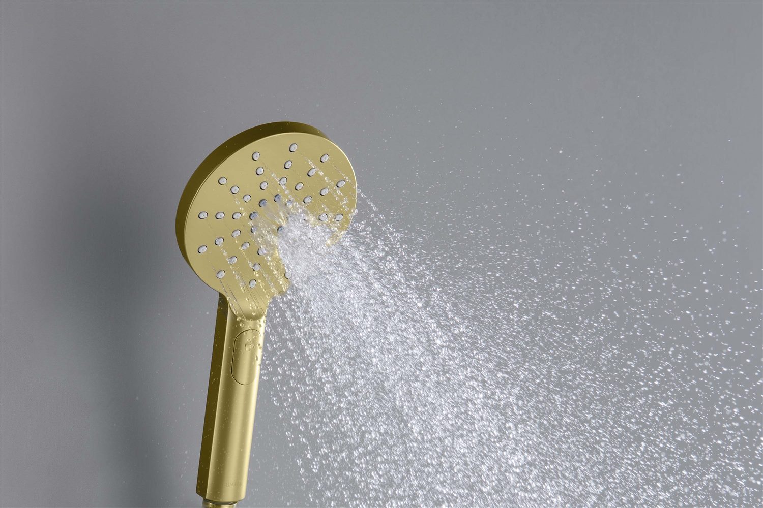 Ручной душ Aquanet Оберон Select 120 3jet шлифованное золото AQ2006BG