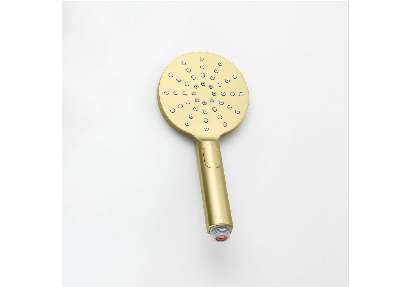 Ручной душ Aquanet Оберон Select 120 3jet шлифованное золото AQ2006BG