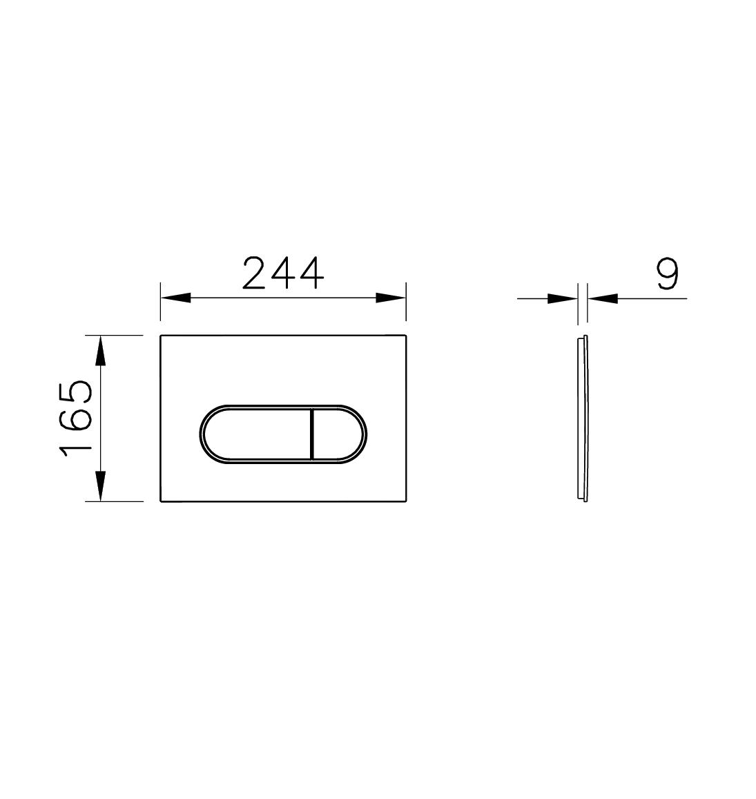 Комплект унитаз подвесной VitrA Mia Round с тонким сиденьем микролифт, инсталляцией и панелью смыва 9873B003-7201
