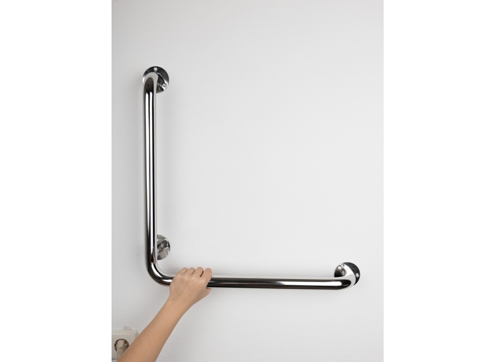 Поручень настенный Г-образный Титан 600х600 мм правый POR-0000007