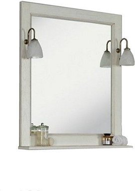 Зеркало AQUATON Жерона 85 белое серебро 1A158702GEM20