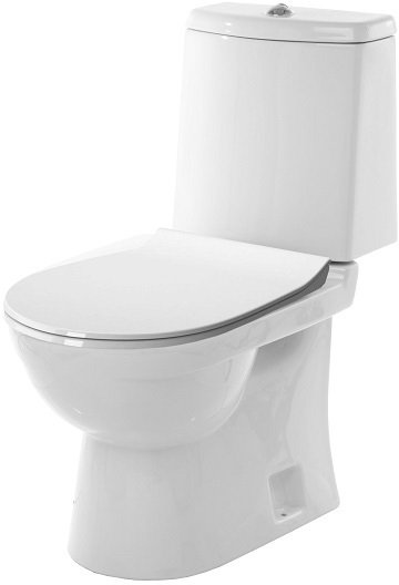 Унитаз-компакт Tochka Design Next Slim белый S1 WC.CC/Next/2-SlimDM/WHT.G/S1