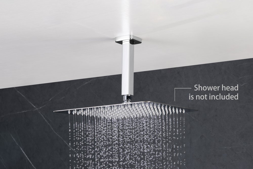 Держатель верхнего душа потолочный Aquanet 150 мм хром AQ2172CR