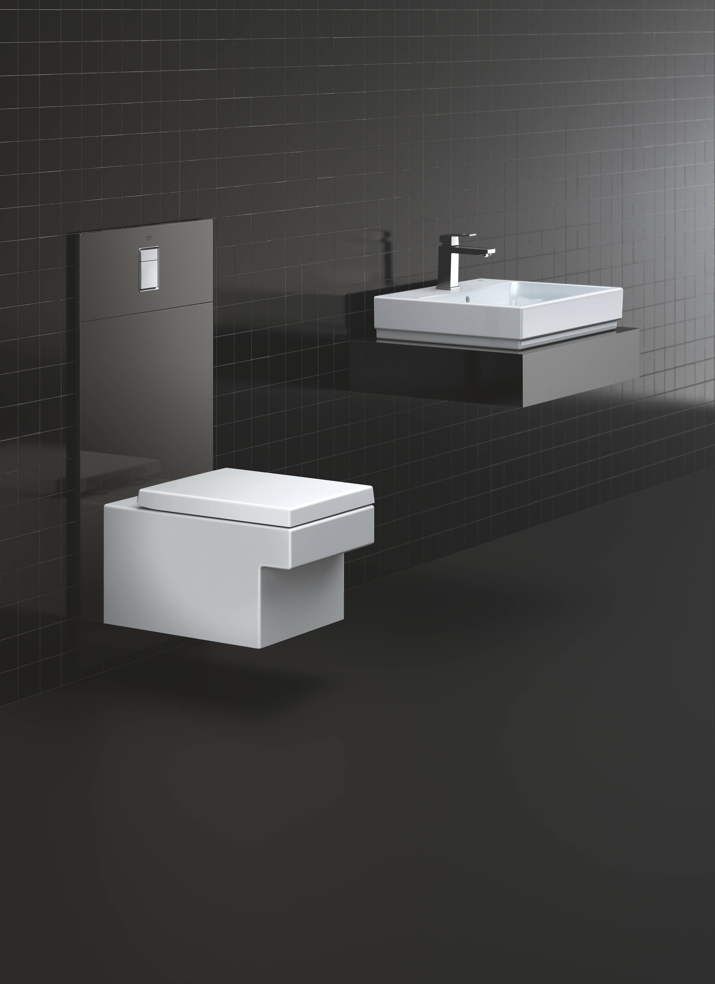 Раковина накладная GROHE Cube Ceramic 60 см PureGuard 3947700H