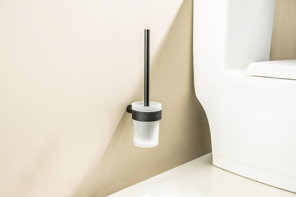 Ершик для унитаза Aquatek Лира матовый черный AQ4410MB