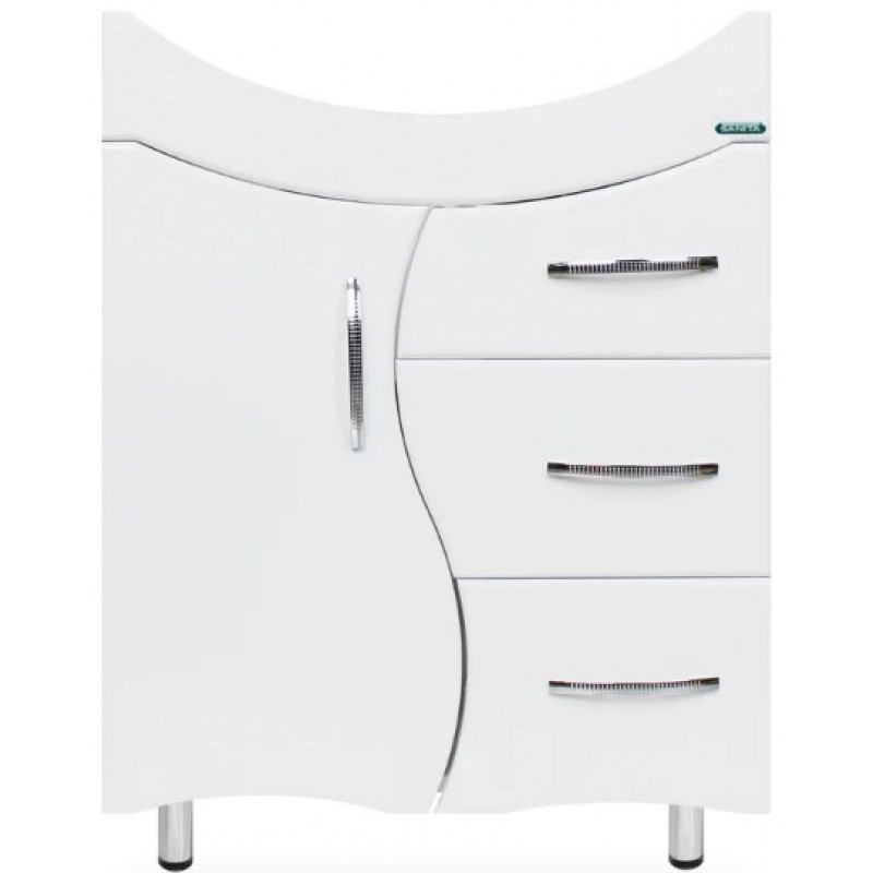 Комплект Тумба напольная Dreja Лира с умывальником Лагуна 65 SET_Лира/Лагуна-65