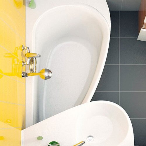 Ванна акриловая асимметричная RAVAK Avocado 150x75 см R белая CS01000000