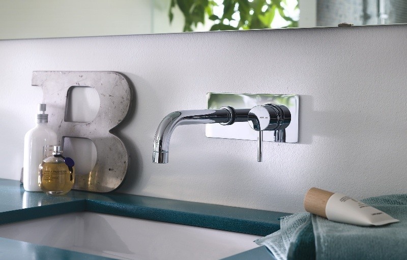 Смеситель для раковины Nobili LIVE настенный хром LV00198/1CR