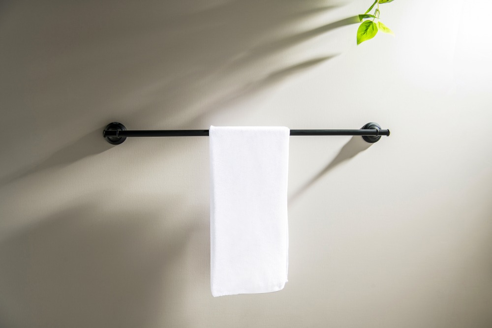 Полотенцедержатель Aquanet Классик 600 мм матовый черный AQ4514MB