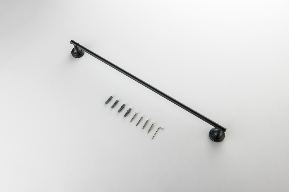 Полотенцедержатель Aquanet Классик 600 мм матовый черный AQ4514MB