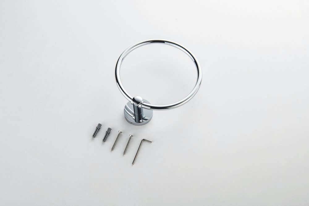 Полотенцедержатель-кольцо Aquatek Оберон хром AQ4212CR