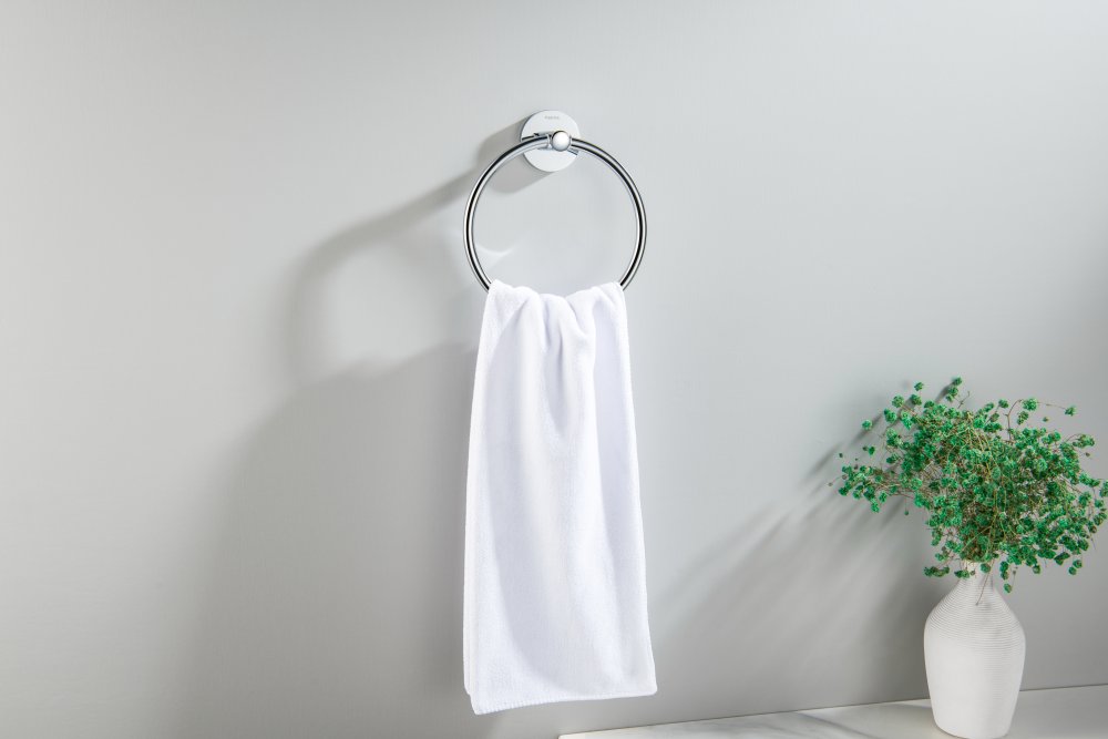 Полотенцедержатель-кольцо Aquatek Оберон хром AQ4212CR