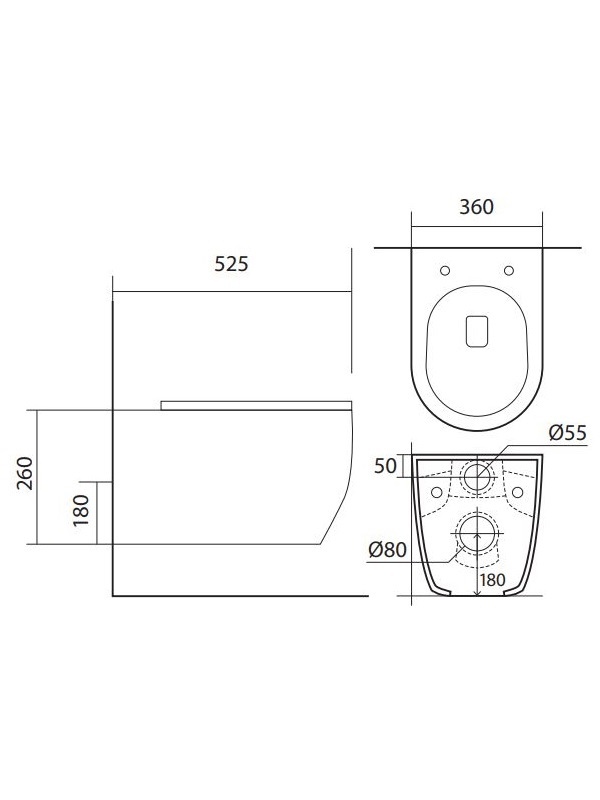 Инсталляция с унитазом AQUATEK Европа 4 в 1 рама INS-0000025 кнопка KDI-0000045 унитаз AQ1106L-00 New-045