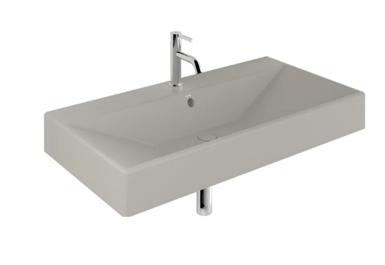 Раковина Kludi RESA 1210x500 мм подвесная серо-бежевый матовый 59WW121O2