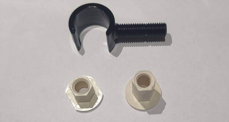 Комплект упоров Zehnder WA=25-60 мм RAL 9005 matt ZB0280 RAL 9005 matt