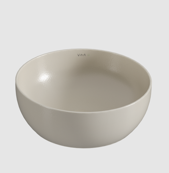 Раковина накладная VitrA Outline 410х410 мм тауп матовый VitrA Hygiene 7992B0660016