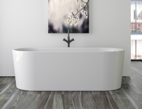 Ванна акриловая KNIEF Fresh 1800x800x600 мм отдельностоящая белая матовая 0100230WM