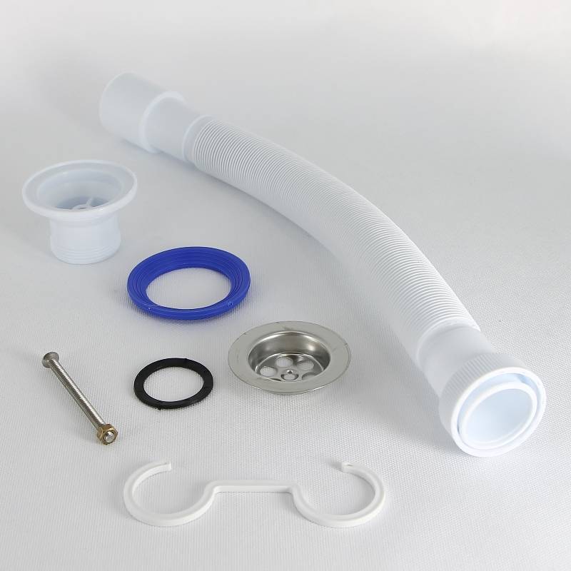 Сифон гофрированный Wirquin Мини Элит 1 1/2 х 40/50 мм чашка 70 мм 1200 мм 30986343