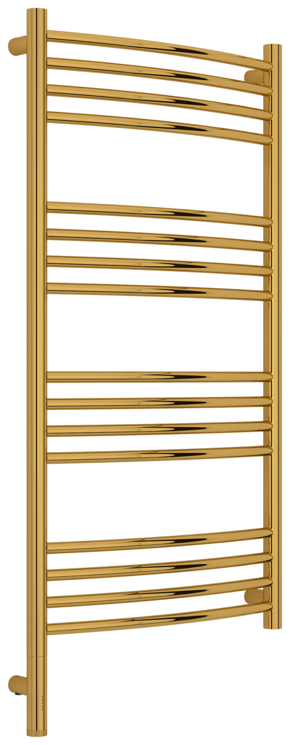 Полотенцесушитель электрический Сунержа Богема 3.1 выгнутая 500х1000 мм левое подключение золото глянец 03-6002-1050