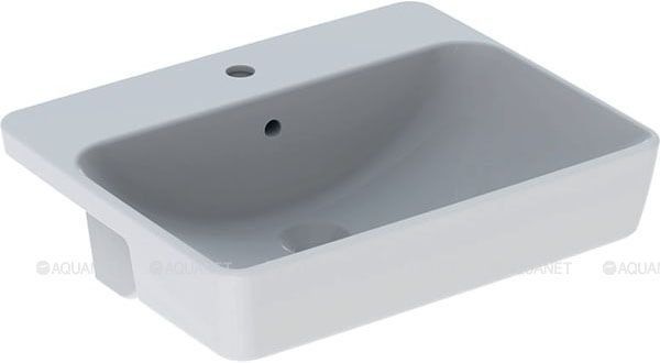 Раковина полувстраиваемая Geberit VariForm 55х45 см с отверстием и переливом 500.681.01.1