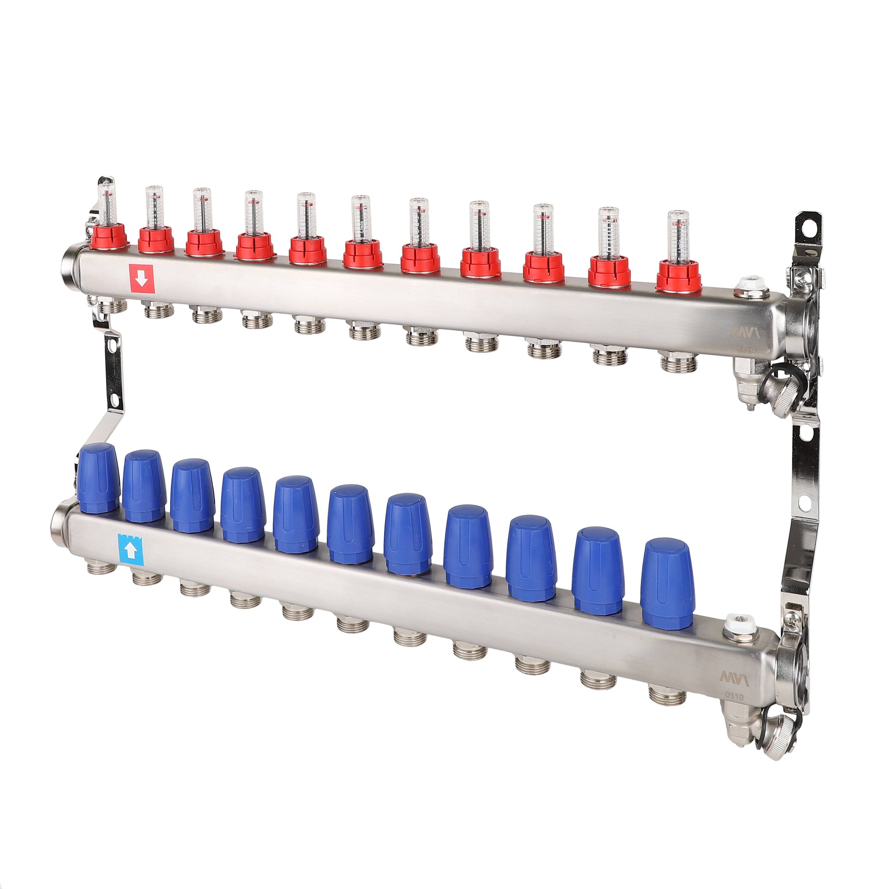 Коллектор с расходомерами Millennium 1 x 11 выходов AMS.711.06