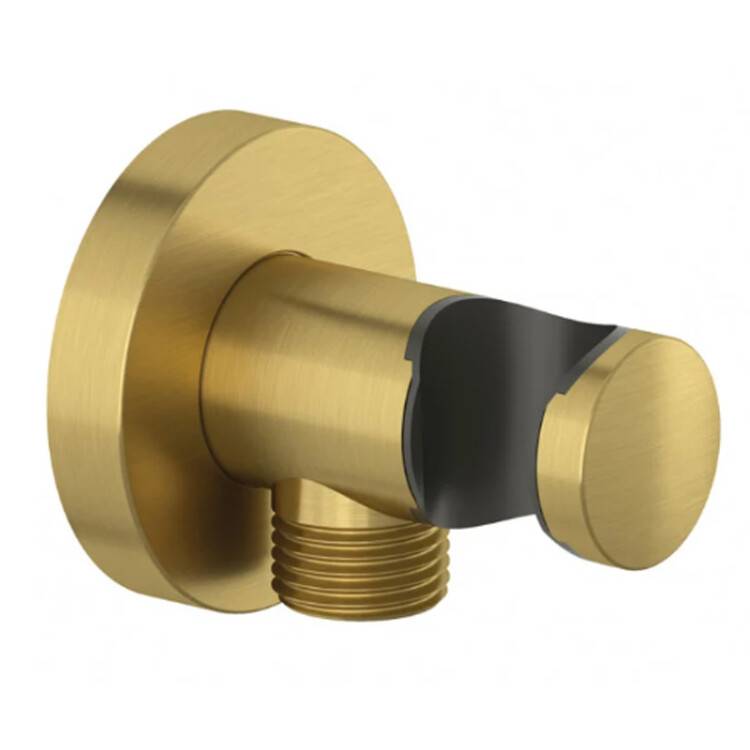 Шланговое подсоединение Kludi A-QA золото брашированное 60547N0-00