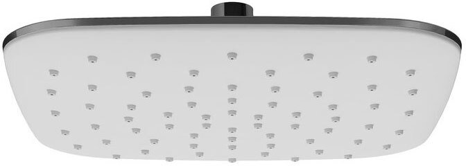 Верхний душ квадратный RAVAK 983.10 250 мм белый/хром X07P347