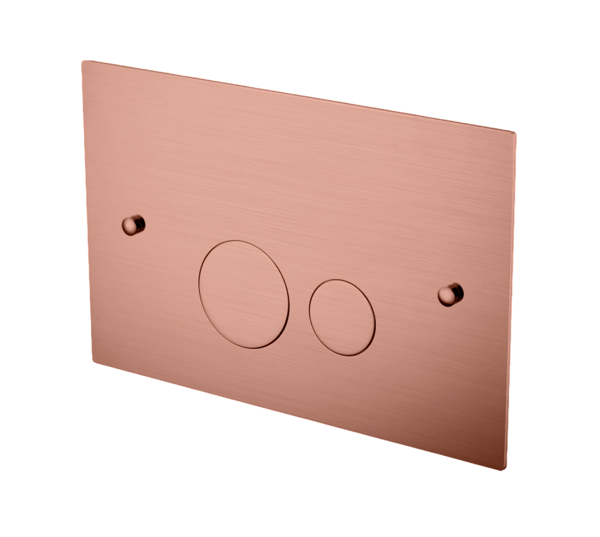 Кнопка смыва Boheme для инсталляции латунная брашированная медь 648-CB