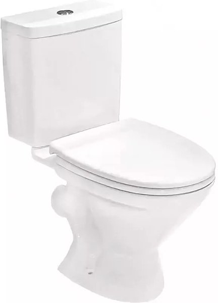 Унитаз-компакт Santek Лига косой выпуск антивсплеск сиденье полипропилен 1.WH30.2.197