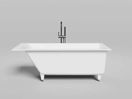 Ванна Salini Cascata 1706x750x620 мм пристенная белый матовый 104413M