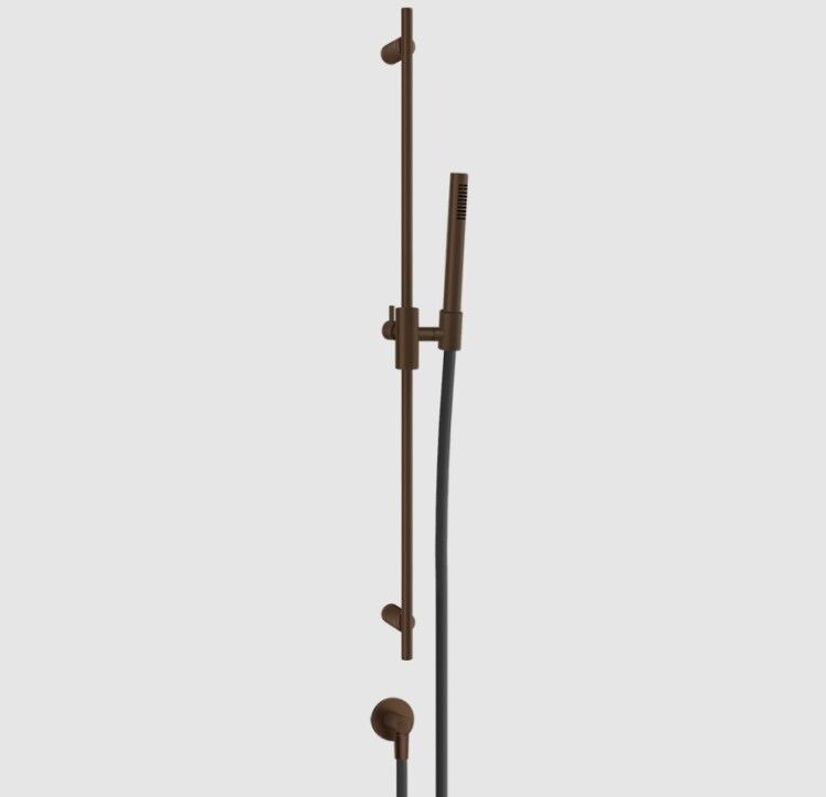 Душевой гарнитур, Gessi, Habito Unito, 23, цвет-Dark Bronze