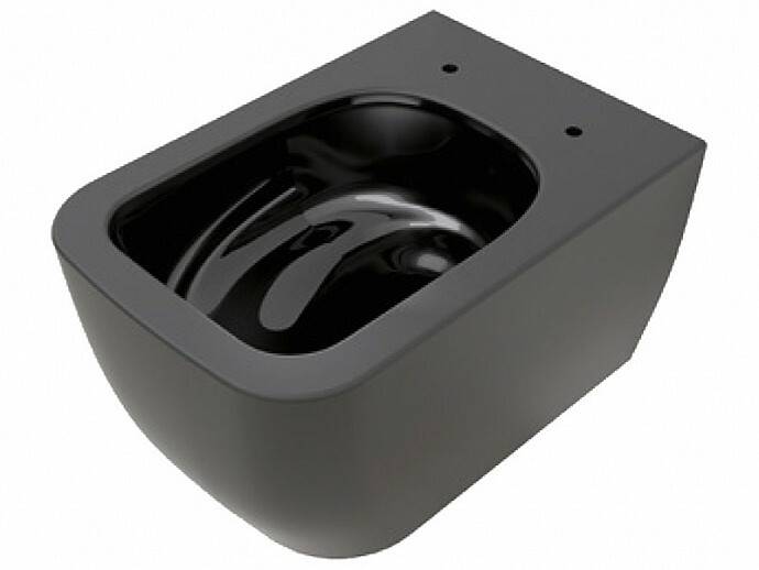 Унитаз подвесной Scarabeo Teorema 2.0 360x520x350 мм BIOKER Ardesia 5126TW49BK